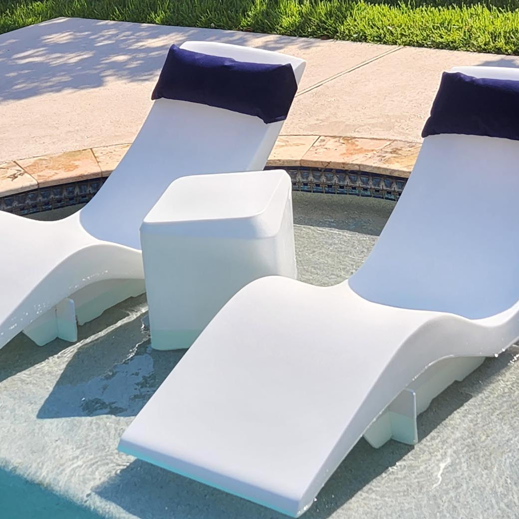 In-Pool Lounge Chaise Riser for Aqua Outdoors