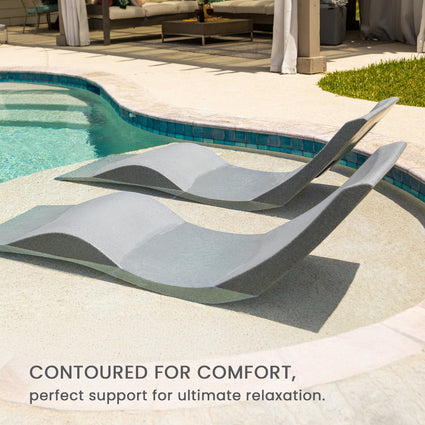 In Pool Chaise Lounger Aqua Chair - Aqua Outdoors